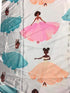 Satin Fitted Mini Crib Sheet for Babies, Girls to retain Hair Moisture Size (Ballerina Girls - Mini Crib Sheet Size 24 x 38 inches) Smaller Than T...