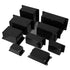 Junction Box IP65 Waterproof Dustproof ABS Plastic Universal Electric Project Enclosure with Fixed Ear Black 4.5x3.5x2.2 inch (2pc)...