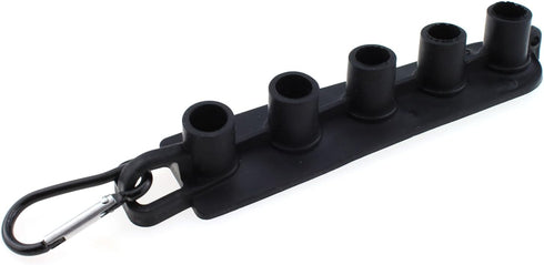 High Pressure Washer Nozzle Holder, Holds 5 Nozzle Tips, Black...