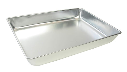 United Scientific™ Dissecting Pan, Aluminum, 11.25" X 7.5" X 1.5"...