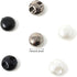 Honbay 60PCS Dainty Pearl Buttons Round Buttons Plastic Resin Sewing Buttons Decorative Buttons for Wedding Dress, Skirts, Gloves, Sweaters, Shirt...