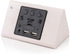 OCT17 Wooden Wood Clock, New Version LED Alarm Digital Desk Clock Adjustable Brightness, Alarm Time, Displays Time Date Temperature - White...