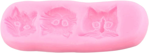 Cat Silicone Fondant Molds For Cake Decorating Cupcake Topper Candy Chocolate Polymer Clay Gum Paste...
