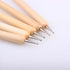 5 Pcs Embossing Stylus Set with Different Size Wooden Ball Embossing Stylus Double End Tracing Dotting Tool......