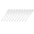 uxcell 50 Pcs Plastic Disposable Pipettes 0.2ml, Clear Transfer Pasteur Pipettes, 61mm Length, Liquid Dropper for Lab...