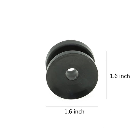 24 Pcs Circular Ring Corner Post Electric Fence Insulators, Polyrope Insulator for Electric Fence Wire,Black...