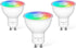 GU10 Smart LED Bulb - 5W (50W Equivalent) RGBCW Color Changing Bulb - Compatible with Alexa and Google Assistant – 420LM - Multicolor Music Sync G...