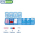 EZY DOSE Weekly (7-Day) Pill Organizer, Vitamin Case And Medicine Box, X-Small Compartments, Color May Vary...