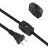 2PCS Inline Rotary Cord Switch Replacement Gear Rotary Switch Direct Plug-in Light Wire Switch for 18/2 SPT-2 Lamp Cord...