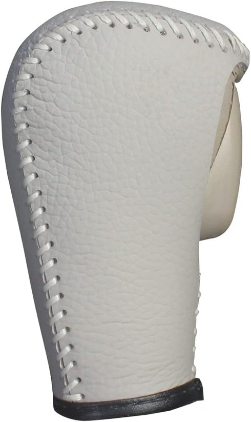 Genuine leatherAutomatic at Gear Shift Knob Cover Protector Trim Fit Nissan Murano 2009 2010 2011 2012 2013 (Beige)...