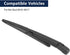 X AUTOHAUX Car Rear Windshield Wiper Blade Arm Set for Kia Soul 2010-2017 10 Inch 260mm...