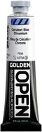 OPEN Slow-Drying Acrylics by GOLDEN, Cerulean Blue Chromium, 2 fl oz. tube, Professional Acrylic Paint, Semi-Transparent...
