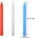 6 Pcs Low Temperature Candles, Fengek 7 Inch Low Heat Candles Romantic Wax Dripping, 5 Color...