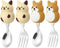 Toddler Utensils Baby Fork and Spoon Set with Case Food Grade 18/10 Stainless Steel Kids Silverware for Self Feeding Travel Flatware with Cute Han...