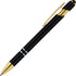 12 Pack Black Gold Ballpoint Pen with Stylus Tip, 1.0 mm Black Ink Smooth Writing Pens, Metal Stylus Pens for Touch Screens......