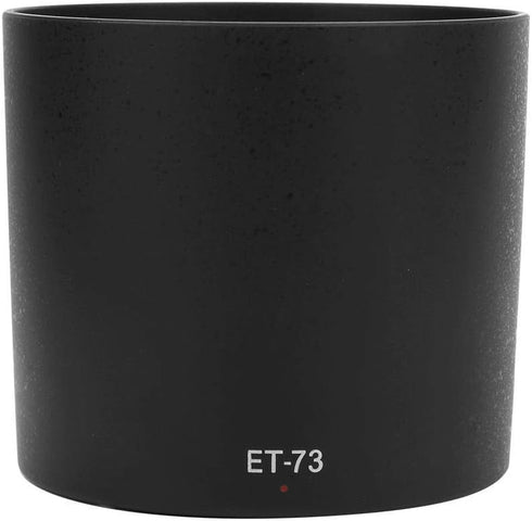Camera Lens Hood for Canon,ET-73 Plastic Black Camera Mount Lens Hood Fit for Canon EF 100mm f/2.8L Macro is USM Lens,Lens Hood...