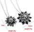 Spidergirl Black Dahlia Crystal Pendant Necklace Gift from Michel Jones Necklace Jewelry (Big)...