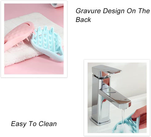 2 Pcs Scalp Massage Brushes Comfortable Scalp Care Brushes Deep Cleaning Shampoo Brushes for Hair Care and Head Relaxation(Shampoo Massage Brush)...