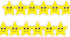 Hygloss Products Happy Yellow Stars Die-Cut Bulletin Board Border – Classroom Decoration – 3 x 36 Inch, 12 Pack (33653)...
