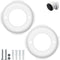2 Pack Wall Mounting Plate Replacement for Google Nest Cam Battery (Outdoor or Indoor), Replacement part for Locking Collar/Wall Anchors Compatibl...