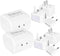 2 Pack Travel Plug Adapter International, Universal Power Adapter Worldwide, All in One Travel Essentials Perfect for European US, EU, UK, AU 160 ...