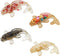Opexicos 4Pcs Decorative Crystal Gravel Drop Glue Fish Shape Small Ornaments Gift Ornaments Fish Tank Aquarium Pool...