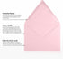 LUXPaper 4Bar A1 Contour Flap Invitation Envelopes | 3 5/8" x 5 1/8" | Candy Pink | 80lb. Text | 50 Qty...