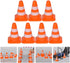 STOBOK Traffic Cone, 7pcs Traffic Signs Toys Miniature Traffic Road Cone Construction Toys Mini Cones Kids DIY Traffic Roadblock Toy for Kids Educ...