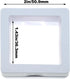 10PCS White 5 x 5 x 2cm 3D Floating Display Case 3D Floating Frame Display Holder Stands 3D Floating Jewelry Frame Coin Display Stands Jewelry Box...