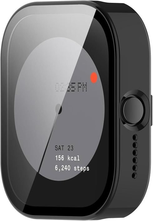 Case Intended for CMF Watch Pro Frame PC Protective Cover with Tempered Glass Film for CMF Watch Pro (D395) Smartwatch Screen Protectors Accessori...