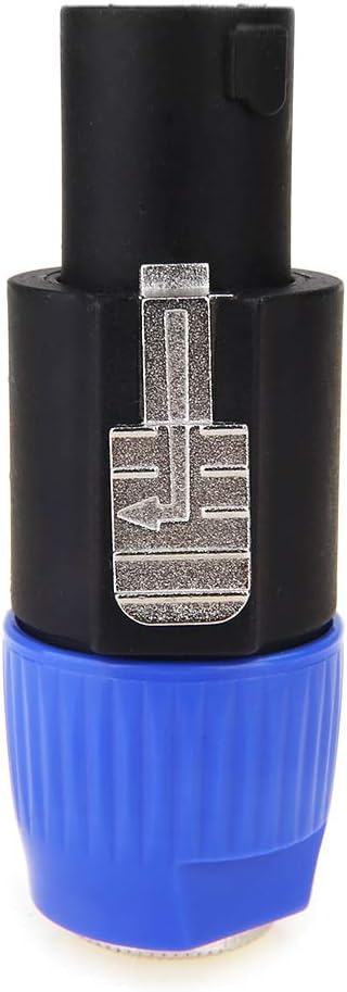 Speakon to 1/4 Adapter Connector, Upgraded 1/4" Female to NL4FC Male Connectors are for Converting 1/4" Cables to NL4FC Plug for Speaker/Amplifier...