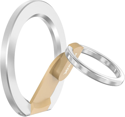 RapidX Snapo 2-in-1 Magnetic Phone Grip & Stand, Holder with Adjustable Kickstand, MagSafe Compatible with iPhone 14, 13, 12 Pro, Pro Max, Mini (G...