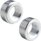 DEWHEL Pair 3/8" NPT Pipe Thread Aluminum Weld On Fitting Bung (Silver)...