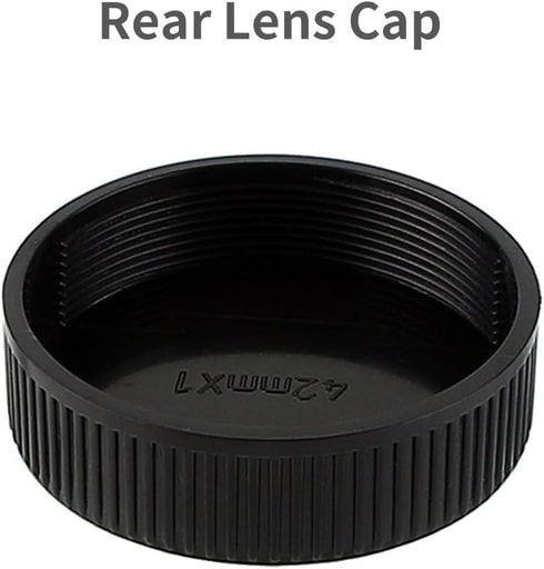 2 Pack Rear Lens Cap and Camera Body Cap Cover Kit for M42 Screw Mount SLR Film Camera and Lens...