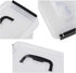 Asking Plastic Latching Box with Black Handle, Lidded Storage Bins, 6 Packs, 3 Quart...