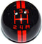 5 Speed Red line Shift Knob Black Car Gear Stick Shift Shifter Knob Automatic Manual Shifter Knob Suitable for Most Transmission Vehicles...