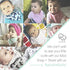 REVERSIBLE & WATERPROOF Cotton Baby Bandana Drool Bibs for Girls with Adjustable Snaps, Pack of 4, Soft Absorbent Cute Modern Premium Bib Set for ...