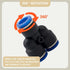 10 Pcs 6mm 3 Way Y Splitter Push in Connect Pneumatic Fitting,3 Way Plastic Quick Release PY Air Line Adapter...
