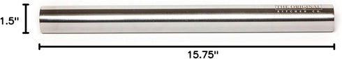 The Original Stainless Steel Rolling Pin Featuring a Non-Stick Surface Perfect for Making Pasta, Cookies, Ravioli and Pizza...