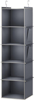 Hanging Closet Organizer, 5-Shelf Closet Hanging Storage Shelves, Grey...