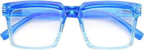 Eyekepper Design Reading Glasses for Women - Fashionable Oversized Readers - Blue +4.00...