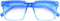 Eyekepper Design Reading Glasses for Women - Fashionable Oversized Readers - Blue +4.00...