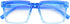 Eyekepper Design Reading Glasses for Women - Fashionable Oversized Readers - Blue +4.00...