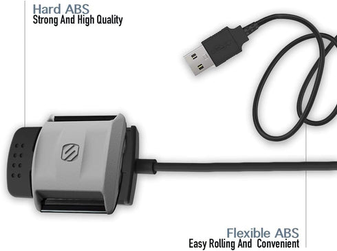 Scosche Rhythm+ Replacement Charger Dock, KELIFANG Replacement USB Charging Cradle Cable 1M Compatible with Scosche Rhythm Plus Heart Rate Monitor...