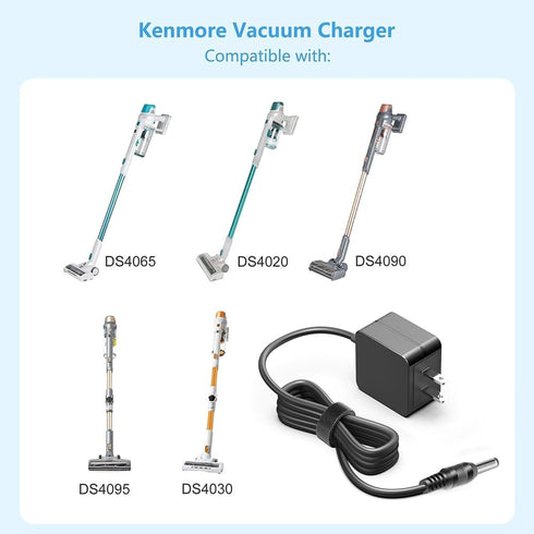 TAIFU Vacuum Charger for Kenmore DS1030 DS4015 DS4020 DS4030 DS4065 DS4090 DS4095 CSV Go XL Max, Onson C17, D18, D18E, Nequare A18, Jashen V12 Pro...