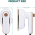 Upgrade Portable Mini Ironing Machine, 180° Rotating Handheld Steam Iron, 50ml Foldable Travel Pack Steam Iron, Professional Micro Steam Iron, Hom...