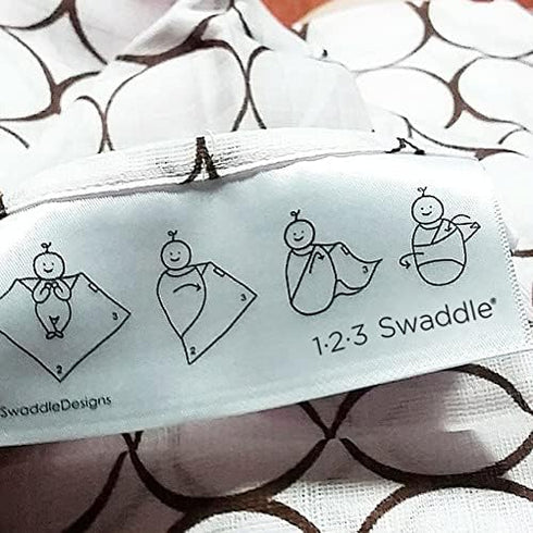 SwaddleDesigns Large Marquisette Receiving Swaddle Blanket for Baby Boys & Girls, Soft Premium Cotton Muslin, Boutique Quality, Best Shower Gift, ...