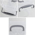 1.5 L Tiny Plastic Bins Boxes with Gray Handle, Mini Plastic Storage Box Organizer, 6-Pack...