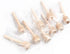24 Pack Mini Wooden Honey Dipper Sticks, Honey Dippers 3 inch with Individually Wrapped Server for Honey Jar Dispense Drizzle Honey and Wedding Pa...