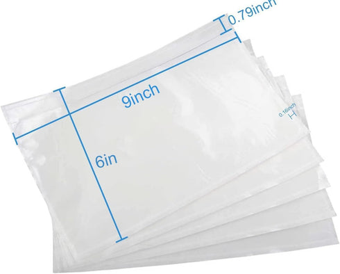 6" x 9" Adhesive Packing List Envelopes Clear Plastic Mailing Shipping Envelope Pouch (50 Bags)...